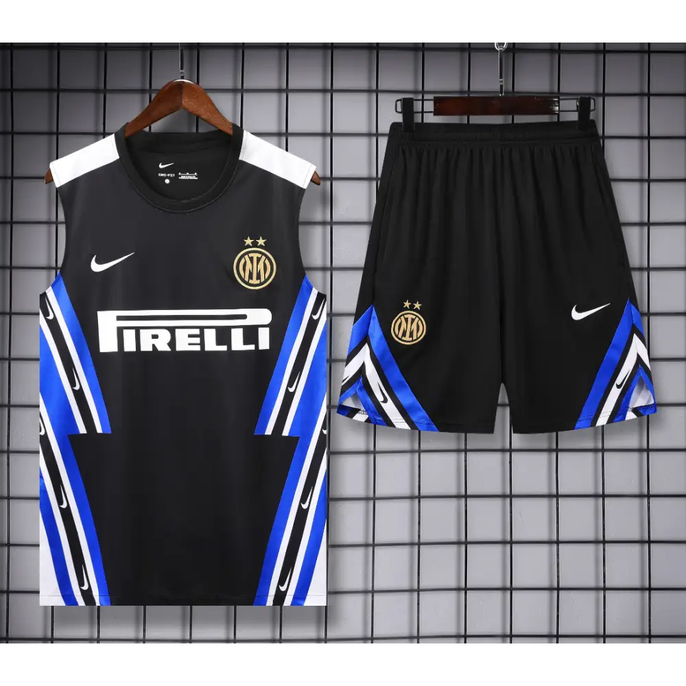 Kit Entraînement Inter Milan Noir & Bleu 2025/2026