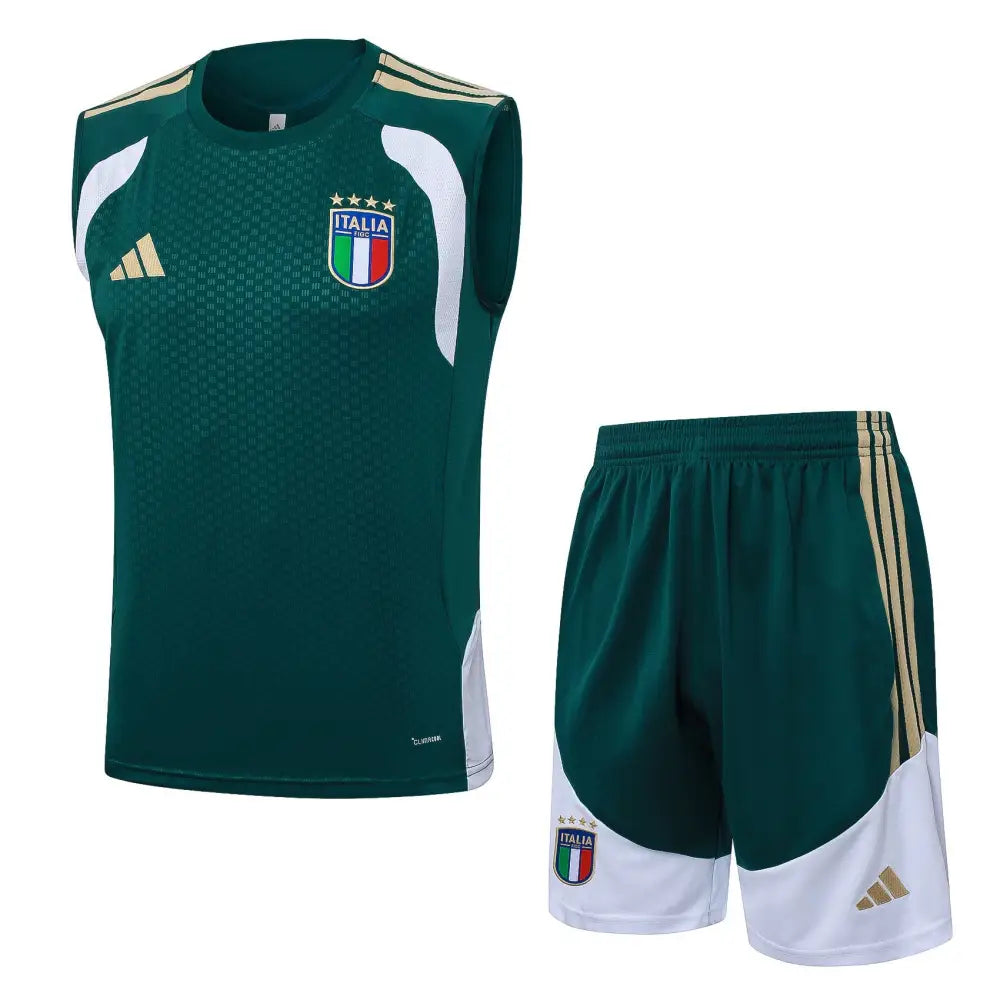 Kit Entraînement Italie Blanc & Vert 2025/2026
