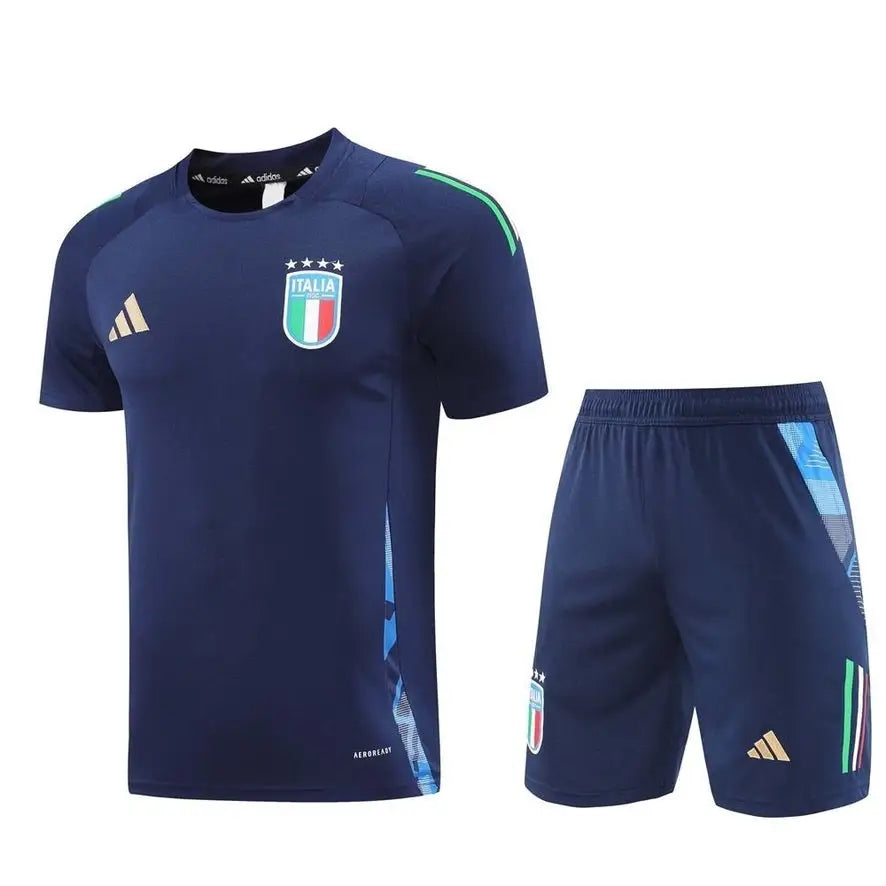 Kit Entraînement Italie Bleu 2025/2026 Manches courtes
