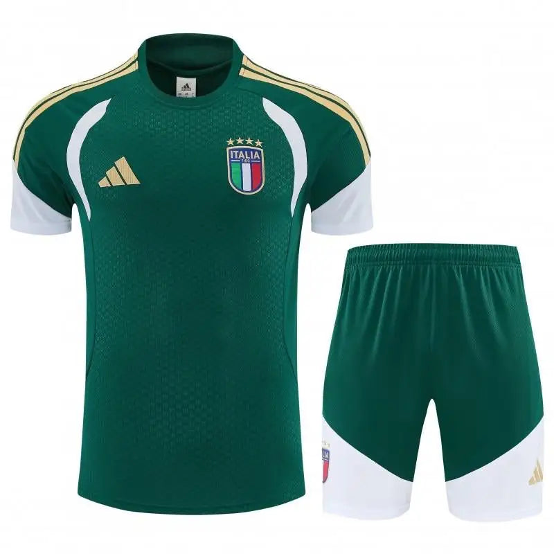 Kit Entraînement Italie Vert 2025/2026 Manches courtes