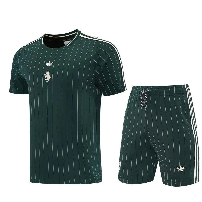 Kit Entraînement Juventus Icon Vert 2025/2026 Manches courtes