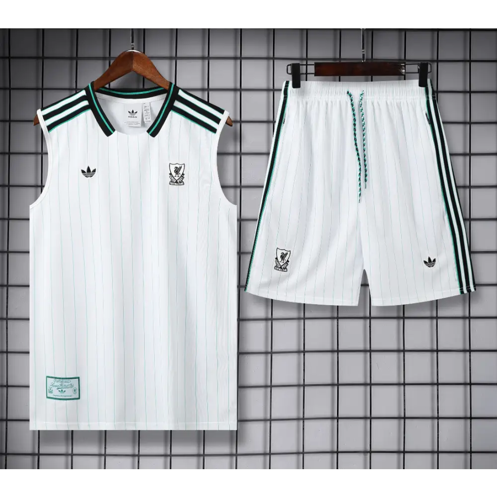 Kit Entraînement Liverpool Blanc 2025/2026