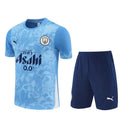 Kit Entraînement Manchester city Bleu ciel 2025/2026 Manches courtes