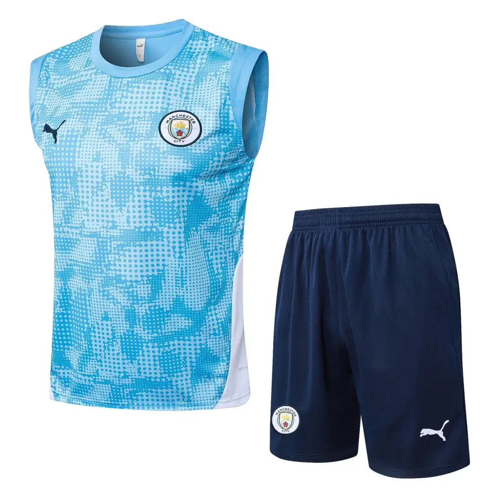 Kit Entraînement Manchester city Bleu ciel 2025/2026