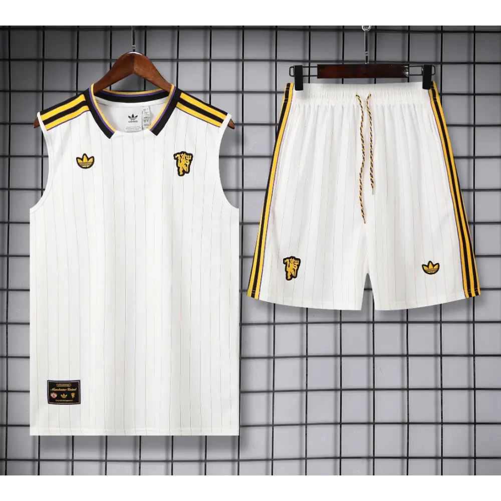 Kit Entraînement Manchester United Blanc 2025/2026