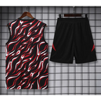 Kit Entraînement Manchester United Motifs Noir & Rouge 2025/2026