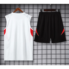 Kit Entraînement Manchester United Noir & Blanc 2025/2026