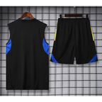 Kit Entraînement Manchester United Noir & Bleu 2025/2026
