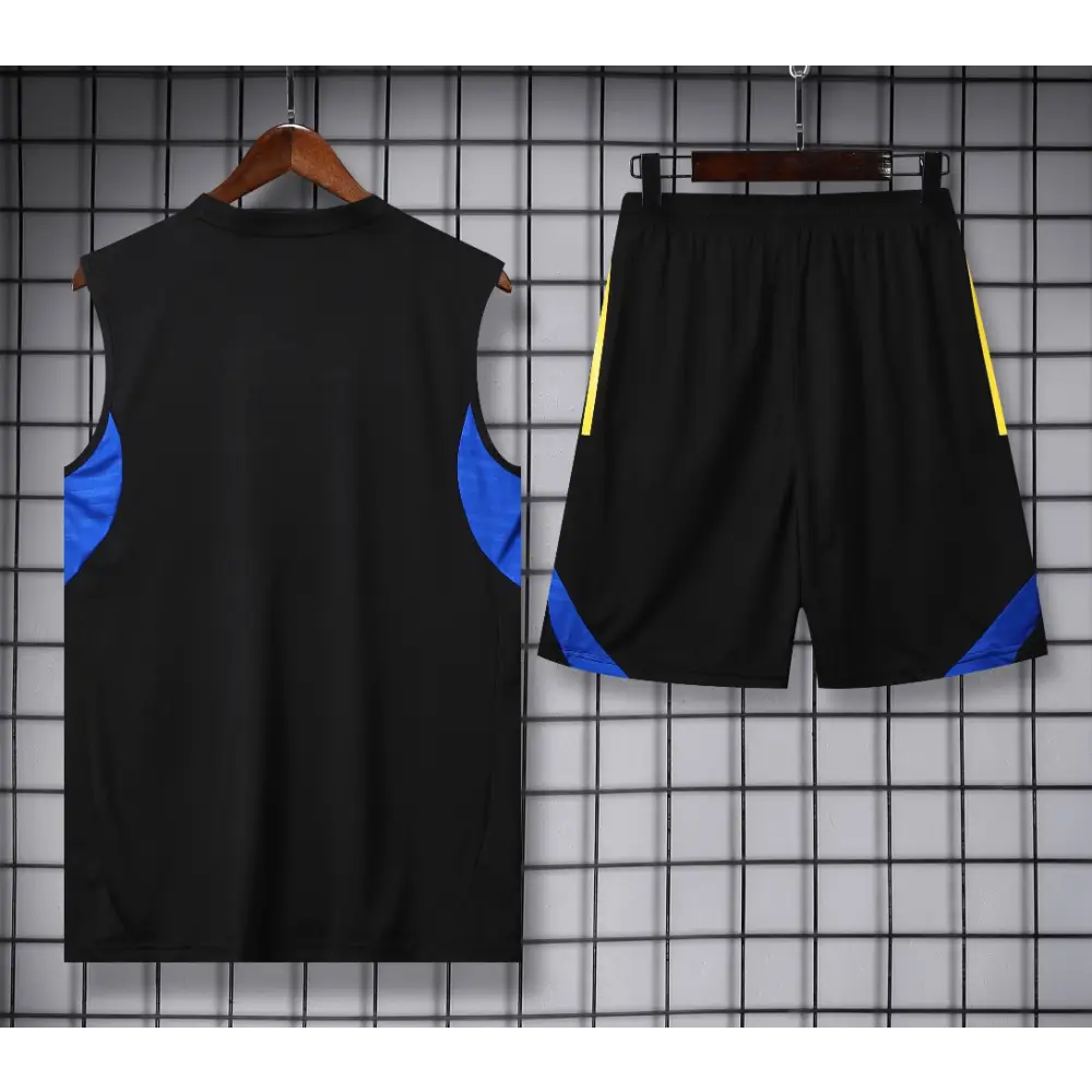 Kit Entraînement Manchester United Noir & Bleu 2025/2026