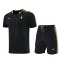 Kit Entraînement Manchester United Noir Icon 2025/2026 Manches courtes