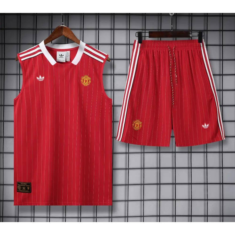 Kit Entraînement Manchester United Rouge 2025/2026