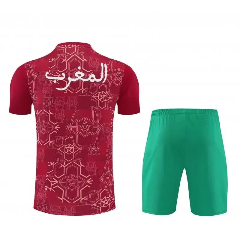 Kit Entraînement Maroc 2025/2026 Manches courtes
