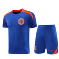 Kit Entraînement Pays bas Bleu 2025/2026 Manches courtes