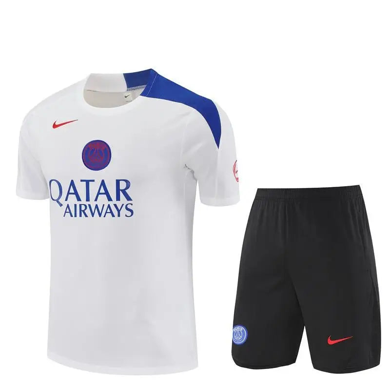 Kit Entraînement PSG Blanc 2025/2026 Manches courtes