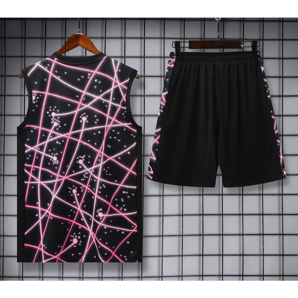 Kit Entraînement PSG Jordan Noir & rose 2025/2026