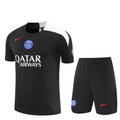Kit Entraînement PSG Noir 2025/2026 Manches courtes