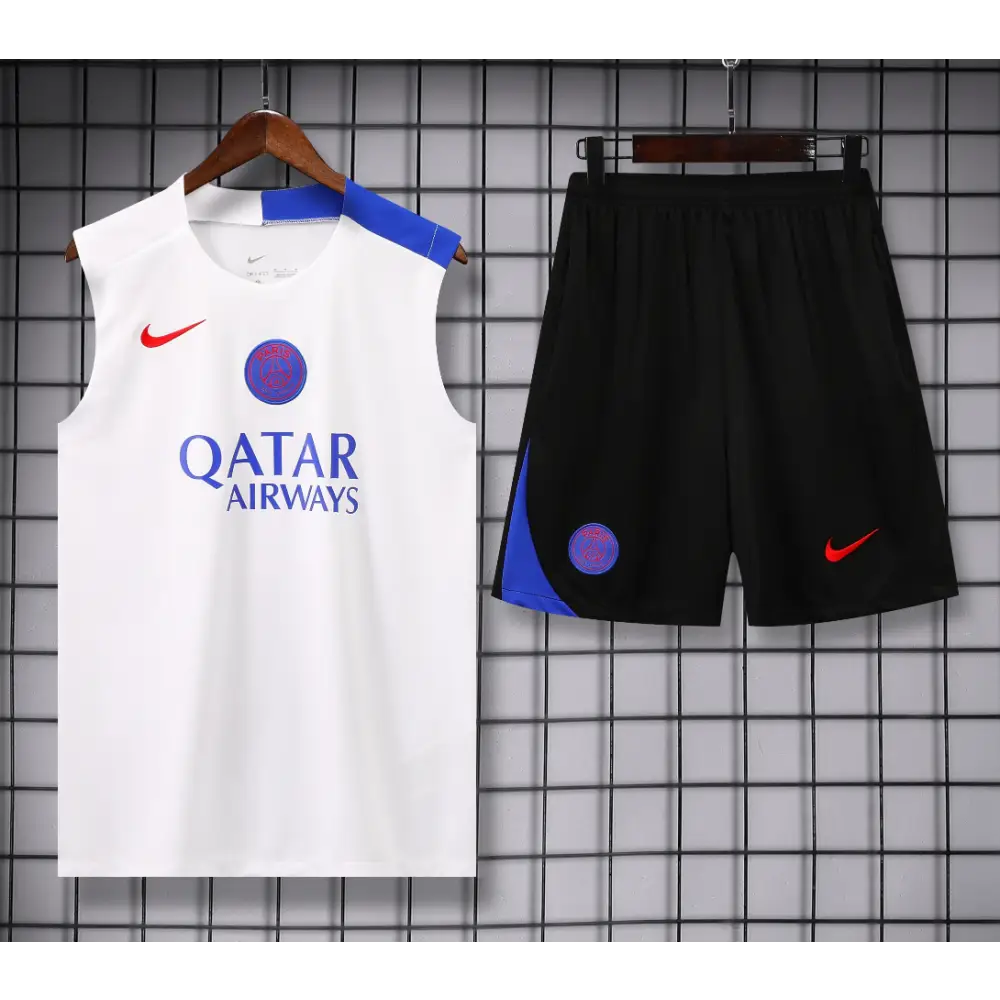 Kit Entraînement PSG Noir & Blanc 2025/2026