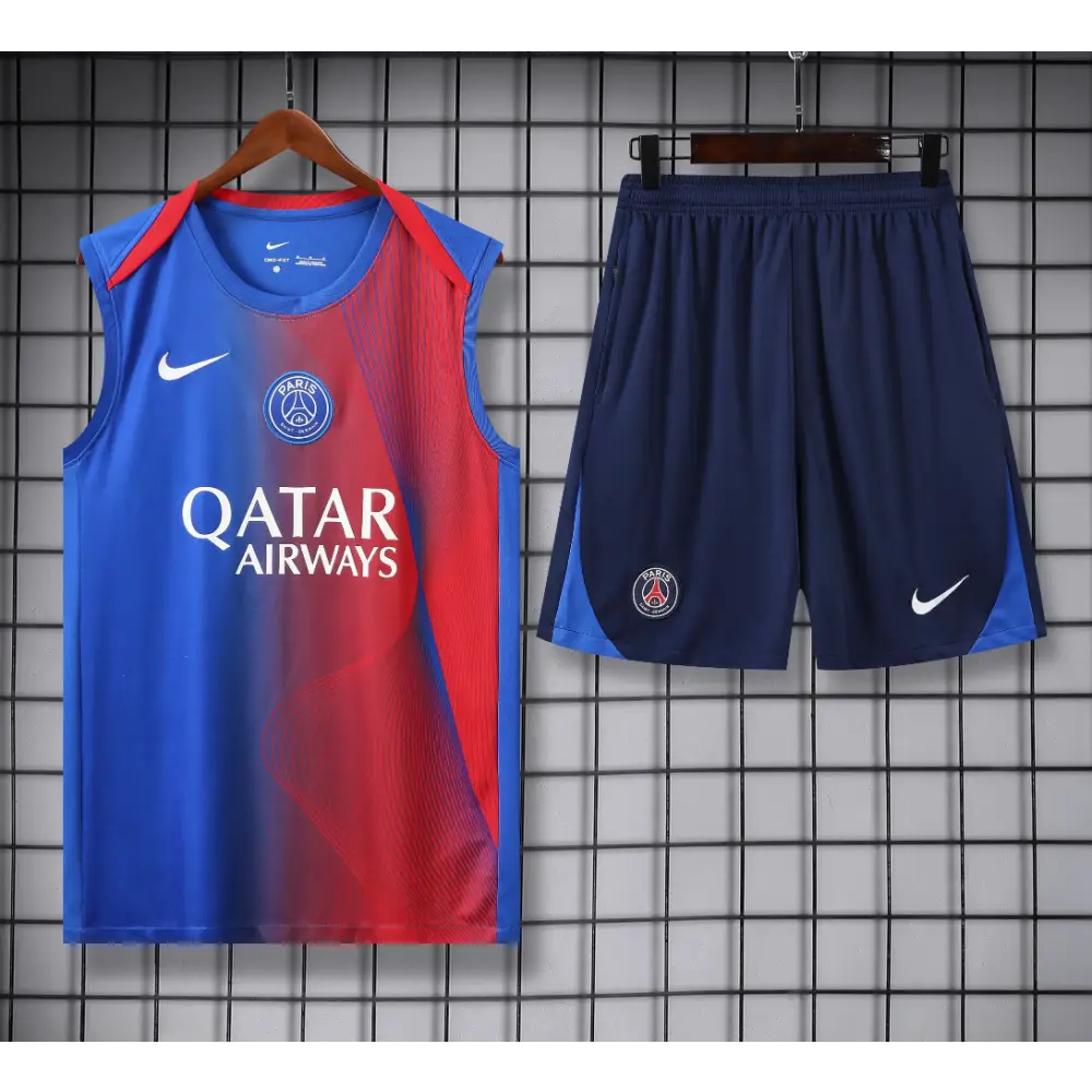 Kit Entraînement PSG Rouge & Bleu 2025/2026
