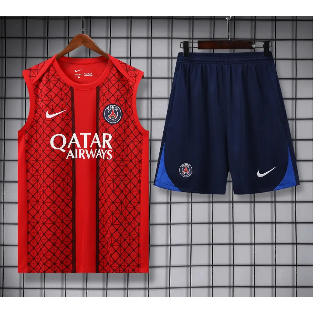 Kit Entraînement PSG Rouge & Motifs 2025/2026