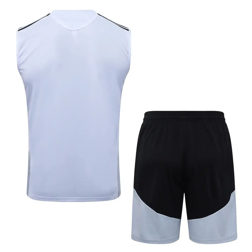 Kit Entraînement Real Madrid Blanc et noir 2025/2026