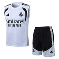 Kit Entraînement Real Madrid Blanc et noir 2025/2026