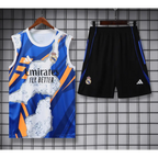 Kit Entraînement Real Madrid Blanc Or & Bleu 2025/2026