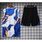Kit Entraînement Real Madrid Blanc Or & Bleu 2025/2026