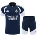 Kit Entraînement Real Madrid Bleu marine 2025/2026 Manches courtes
