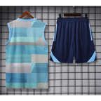 Kit Entraînement Real Madrid Gris & Bleu 2025/2026
