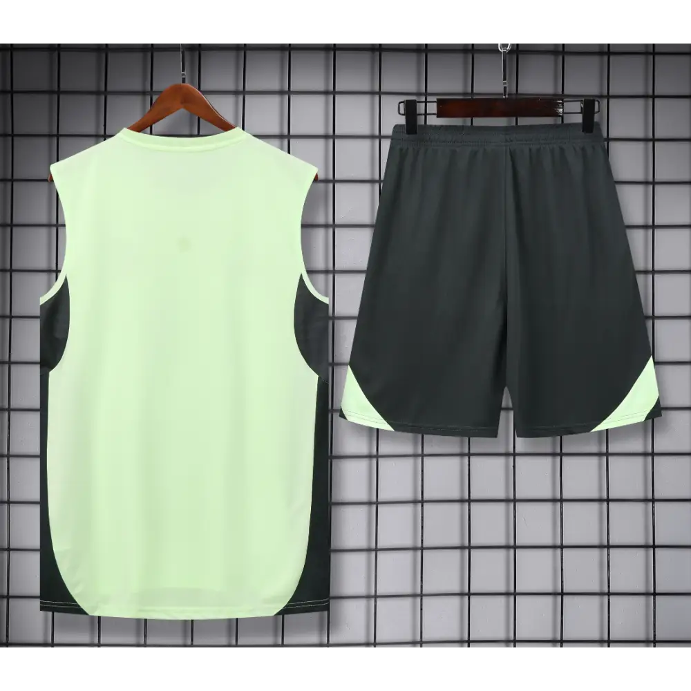 Kit Entraînement Real Madrid Gris & Jaune 2025/2026