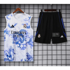 Kit Entraînement Real Madrid Motifs Blanc & Bleus 2025/2026