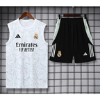 Kit Entraînement Real Madrid Motifs Noir & Blanc 2025/2026