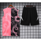 Kit Entraînement Real Madrid Dragon Noir & Rose 2025/2026
