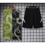 Kit Entraînement Real Madrid Dragon Noir & Vert 2025/2026