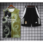 Kit Entraînement Real Madrid Dragon Noir & Vert 2025/2026