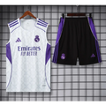 Kit Entraînement Real Madrid Noir & Blanc 2025/2026