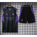 Kit Entraînement Real Madrid Noir & Violet 2025/2026