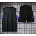 Kit Entraînement Real Madrid Noir & Violet 2025/2026