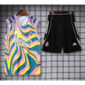 Kit Entraînement Real Madrid Rose Bleu & Jaune 2025/2026