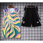 Kit Entraînement Real Madrid Rose Bleu & Jaune 2025/2026