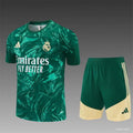 Kit Entraînement Real Madrid vert 2025/2026 Manches courtes