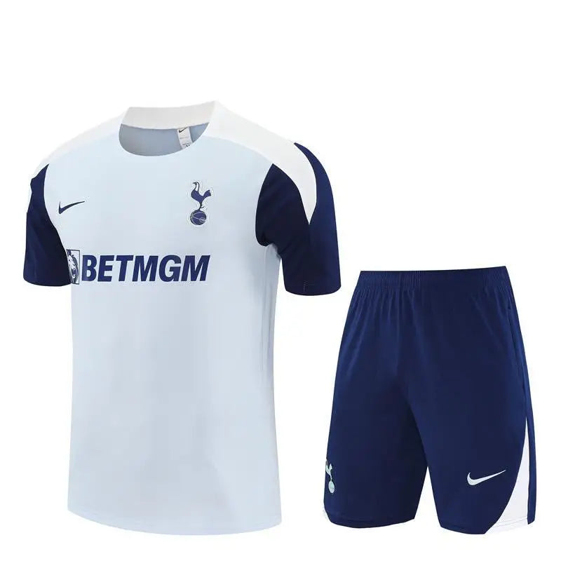 Kit Entraînement Tottenham Blanc 2025/2026 Manches courtes
