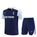 Kit Entraînement Tottenham Bleu 2025/2026 Manches courtes