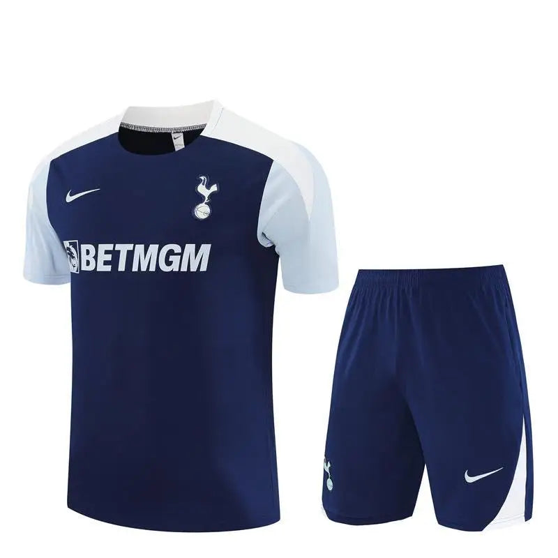 Kit Entraînement Tottenham Bleu 2025/2026 Manches courtes