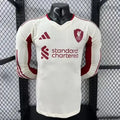 Liverpool Extérieur Version Joueur Manches Longues 2025/2026