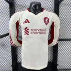 Liverpool Extérieur Version Joueur Manches Longues 2025/2026