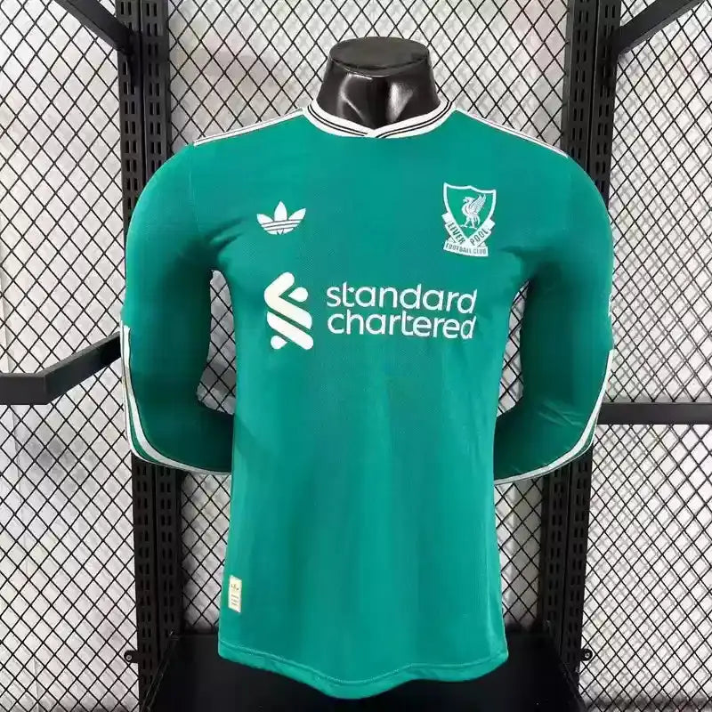 Liverpool Version Joueur Manches Longues Extérieur Third 2025/2026