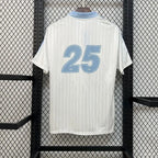 Maillot Adidas Trefoil Blanc et Bleu Oasis 2026