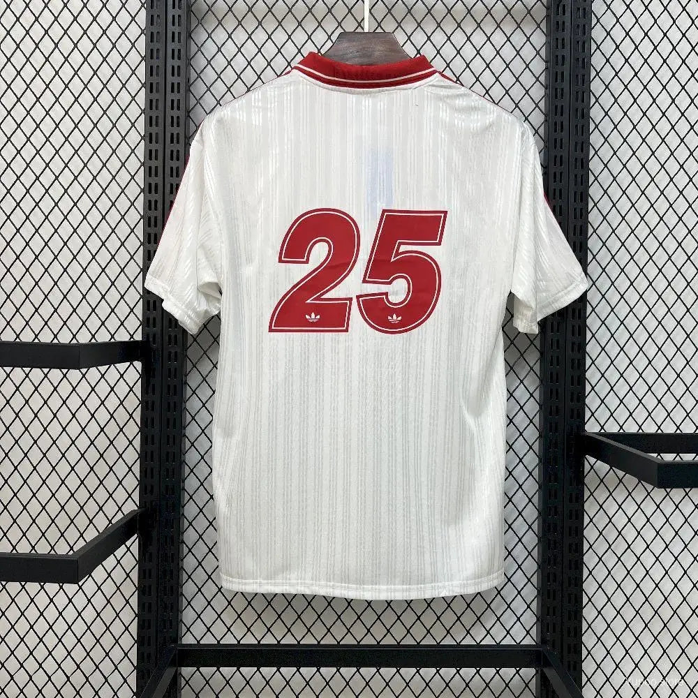 Maillot Adidas Trefoil Blanc et Rouge Oasis 2026