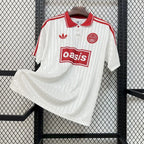 Maillot Adidas Trefoil Blanc et Rouge Oasis 2026
